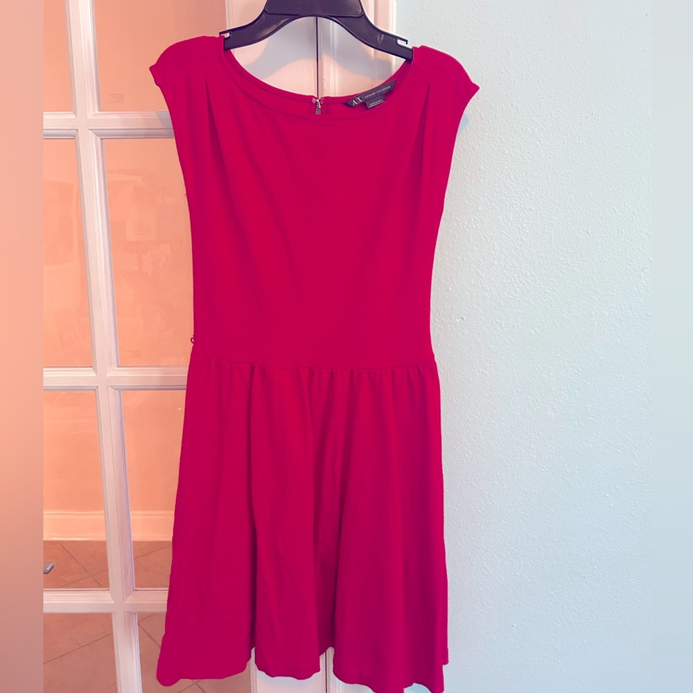Armani Exchange Pink Cap Sleeve Dress XS